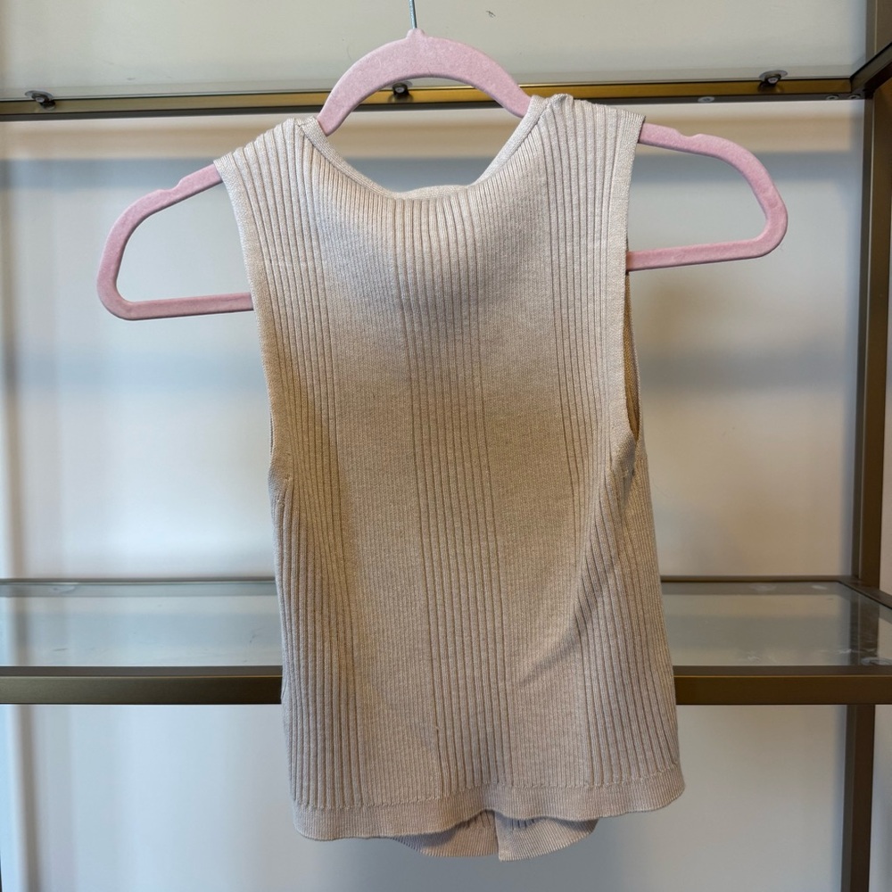 NEW Endless Rose Ribbed Top Size S - Picture 2 of 4
